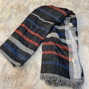 Striped scarf/shawl